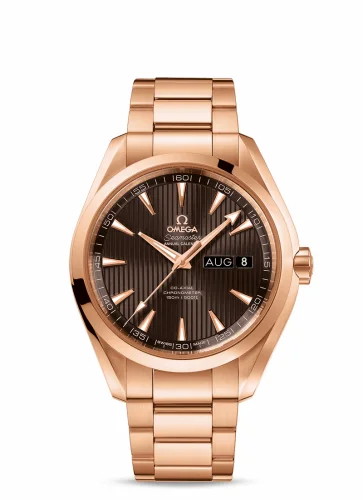 Omega Seamaster Aqua Terra 150M Co-Axial 43 Annual Calendar Red Gold / Grey / Bracelet 231.50.43.22.06.003 (23150432206003)